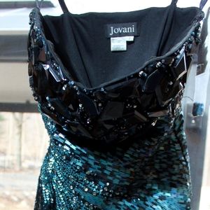 Jovani Short Fully Embellished Dress